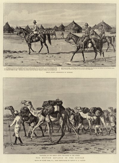 The British Advance in the Soudan by Frank Dadd